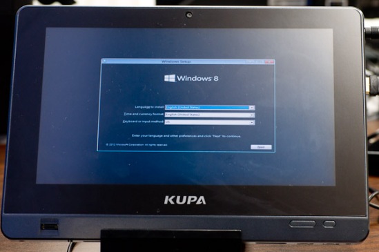 Kupa X11 Windows 8 Installation